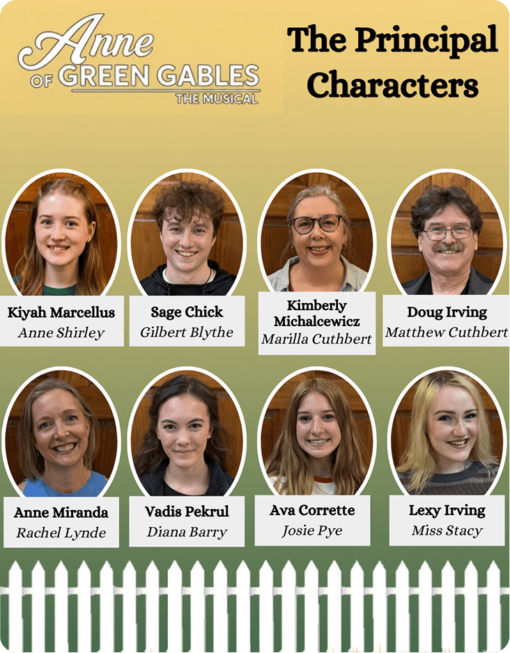 Anne of Green Gables cast — The Principal Characters