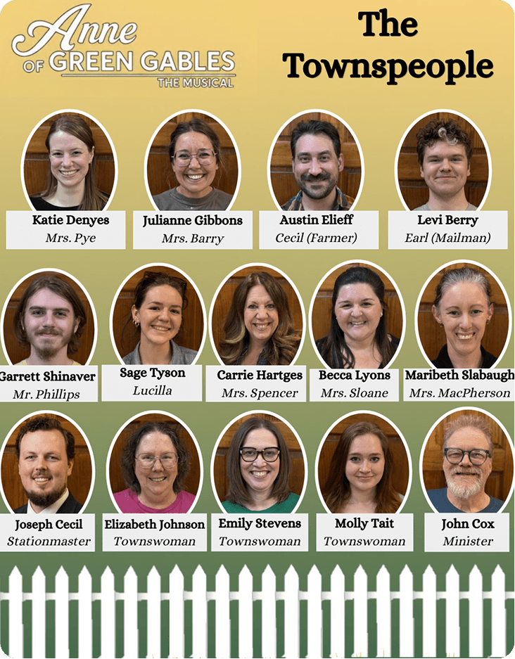 Anne of Green Gables cast — The Townspeople